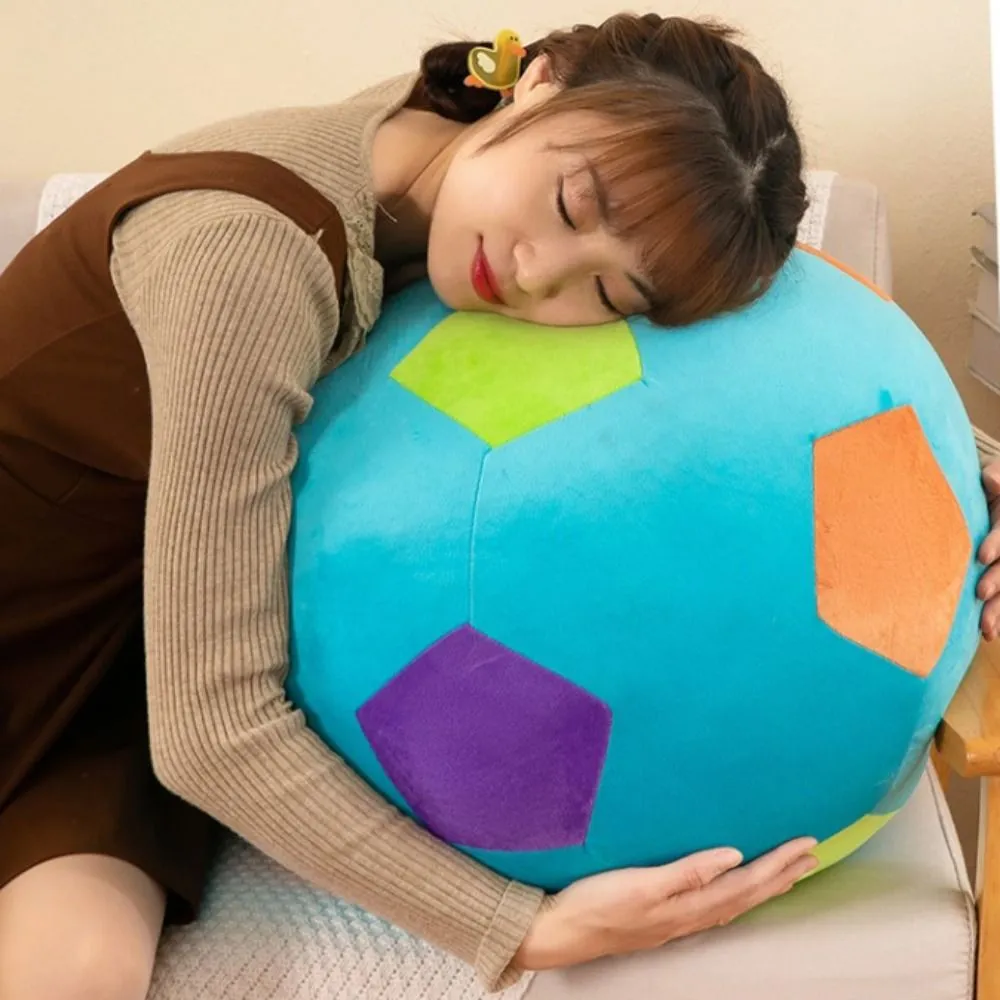 Creative Simulation Basketball High Quality Stuffed Sports Ball Stuffed 22cm Soft Football Pillow Girl Boy — image 5