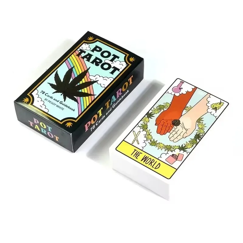 Tarot Oracle Card Leisure Fortune Divination 78 Deck Chess Card Game Party Entertainment Pocket Size Travel Version For Friends