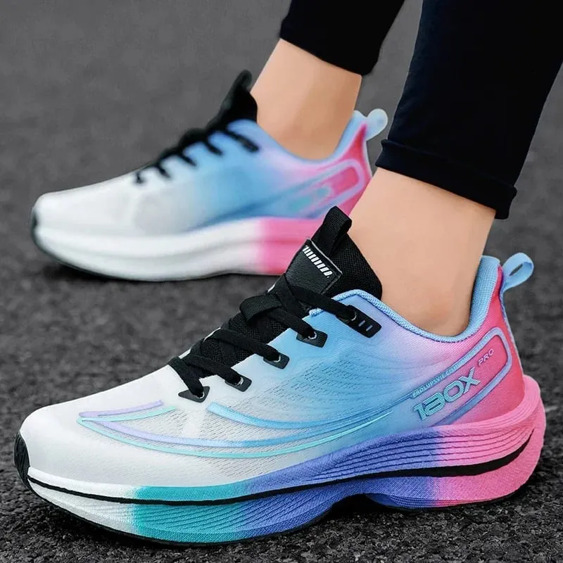 Men's Professional Running Shoes Ultra Lightweight Cushioning Sneakers Breathable Athletic Walking Sport Shoes
