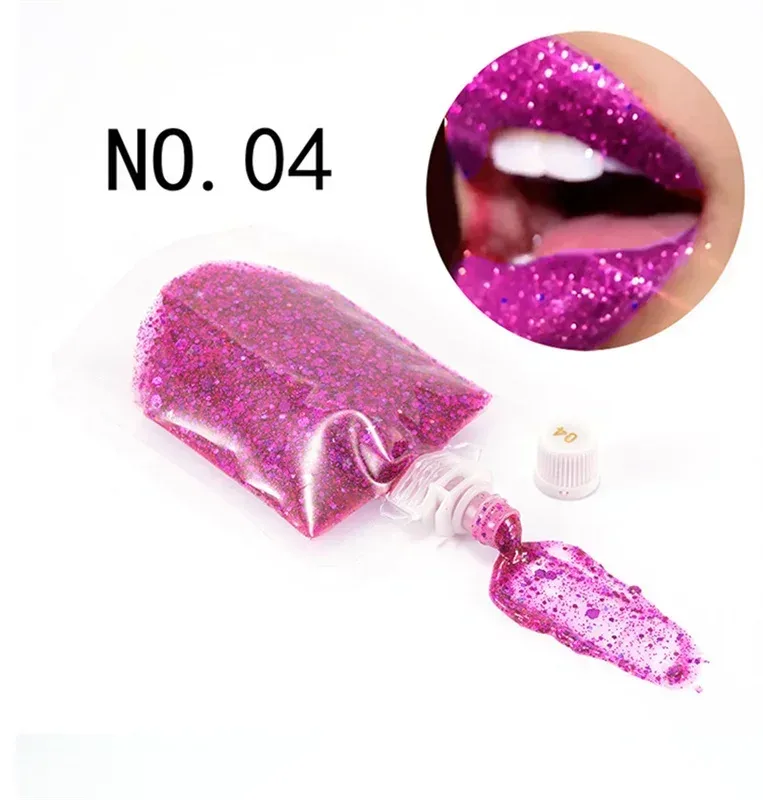 40ML Face Eye Glitter Sequin Gel Cream Stage Party Shimmer Gel Colorful Makeup Body Lips Hair Nail Cosmetic Festival Eyeshadow