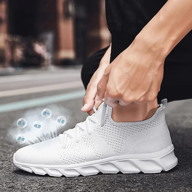 Men's Casual Sneakers Breathable Summer Running Shoes Lightweight Soft Sport Shoe Outdoor Fashion Tennis Shoes for Men Women