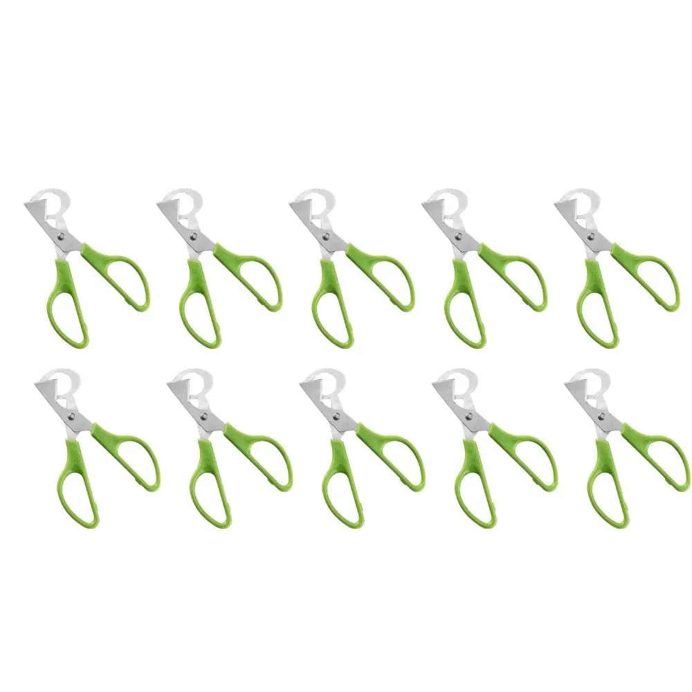 1-20PCS Stainless Steel Quail Egg Scissors Egg Shell Cutter Opener - High Quality Steel Blades Brand New Durable Egg Slicer Tool
