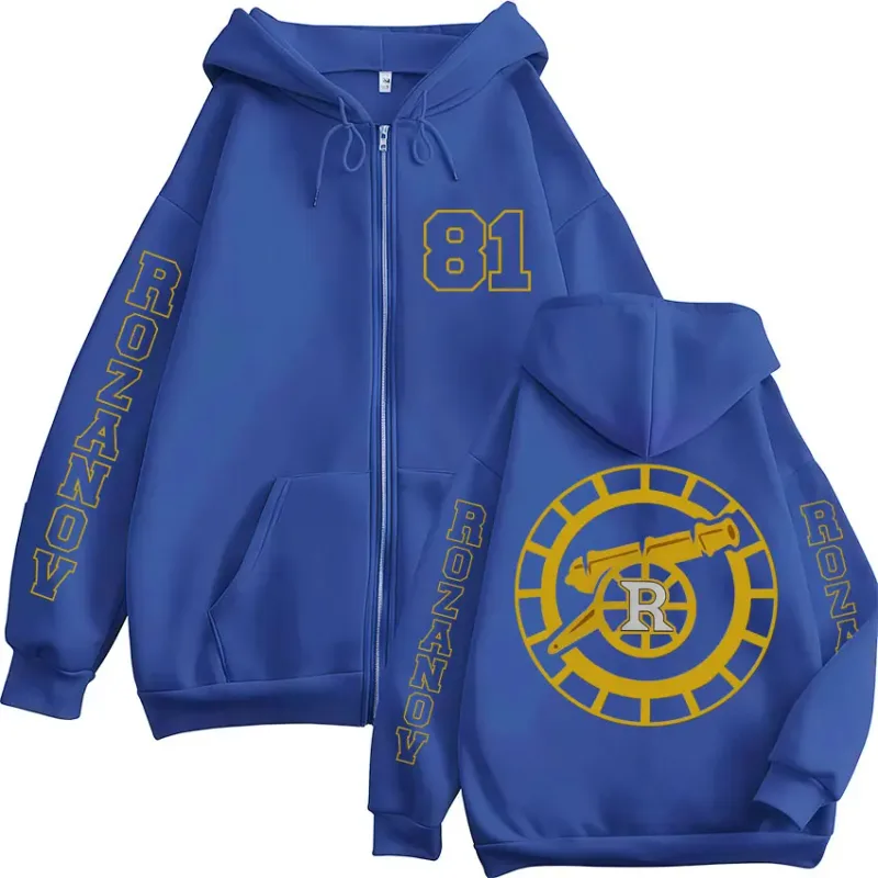 Rivalité chauffée Llya Rozanov graphique sweat à capuche zippé hommes femmes mode Vintage Cardigan sweat polaire surdimensionné vestes décontractée — image 7