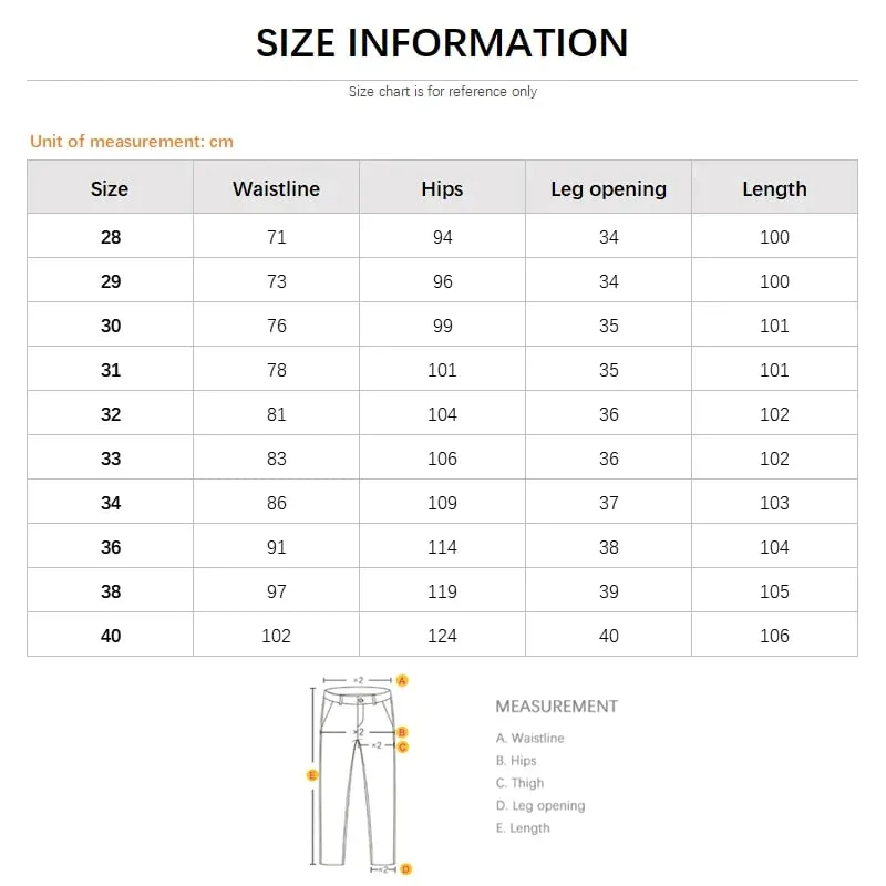 Men's Straight Leg Jeans Slim Fit Stretch Comfort Denim Pants Korean Casual Fashion Minimalist Business Male Daily Trousers