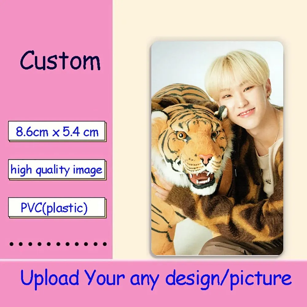 Double Sided Custom PVC Business Cards Plastic Photocards - Waterproof Durable Personalized Photo Membership Cards Company Club — image 2
