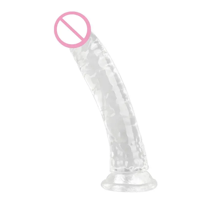 Transparent Soft Jelly Dildos Strong Suction Cup Female Anal Masturbator Clitoral Stimulator Big Dick Lesbian Women Sex Toys 18+