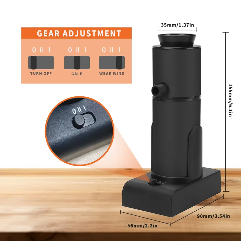 Smoking Gun Smoke Infuser Portable Cold Smoke Generator Molecular Cuisine Food Meat Smoker Cooking Tool for BBQ Grill Barbecue