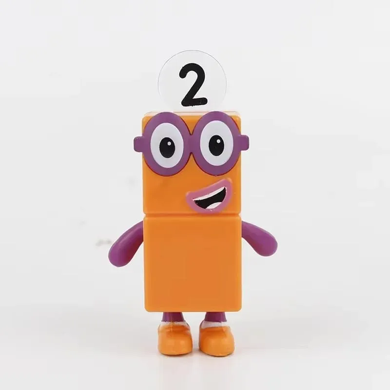 5pcs/Set Number Candle Action Figure Pvc Statue Collection Model Educational Toy Special Birthday Gift For Cake Decor