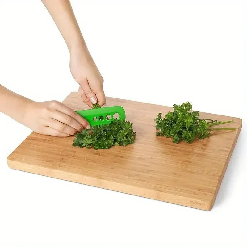 Multifunctional Cutter Stripper Vegetable Rosemary Kale Chard Collard Oregano Parsley Cilantro Leaf Remover Kitchen Peeling — image 5