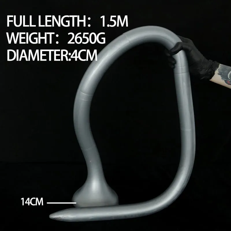 1,5m ekstra lang anal dildo dyb stimulator silikone anal prop stor butt plug masturbator sexlegetøj Sex shop buttplug voksen legetøj
