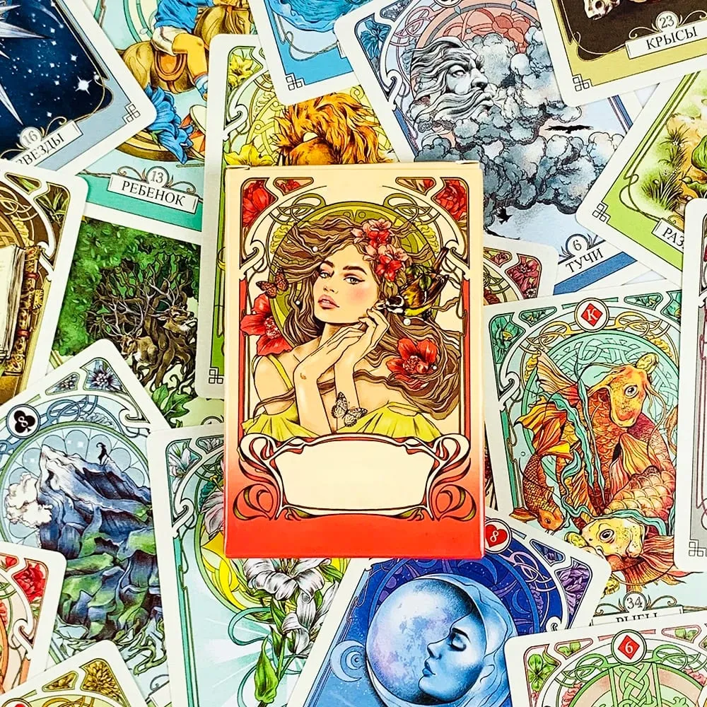 New Oracle Cards A 37 Deck Russian Version Board Playing Games Oracle Cards For Family and Friends Party Holiday Games