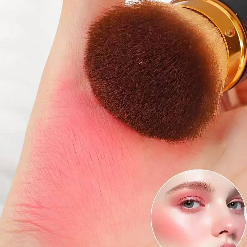 Bộ cọ trang điểm di động du lịch có túi bảo quản Cọ đánh nền má hồng Bàn chải mỹ phẩm dành cho những món đồ làm đẹp cần thiết khi di chuyển — image 5