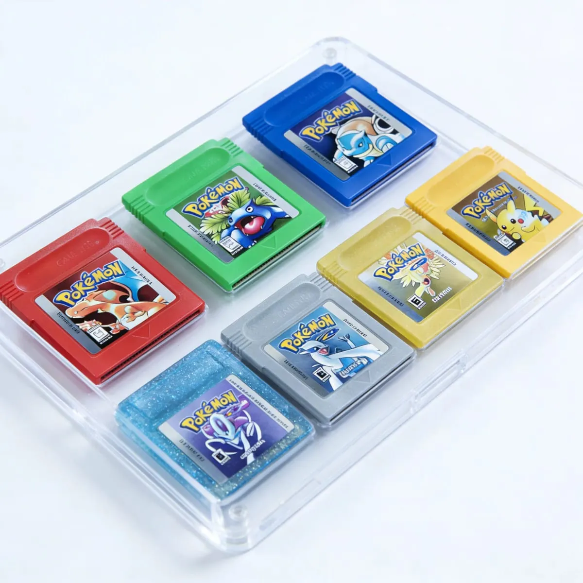 Many style Pokemon Red Blue Crystal Golden Green Silver Yellow GBC Game Card 16 Bit Video Game Cartridge Console Card GB/SP — image 3