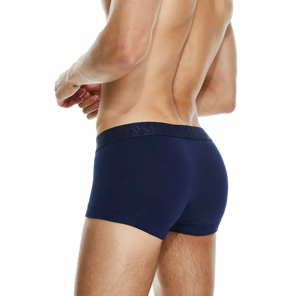 Men's Ribbed Boxer Briefs with 3D Contoured Pouch Elastic Waistband Soft Stretch Fabric for Comfort Casual Underwear — image 24