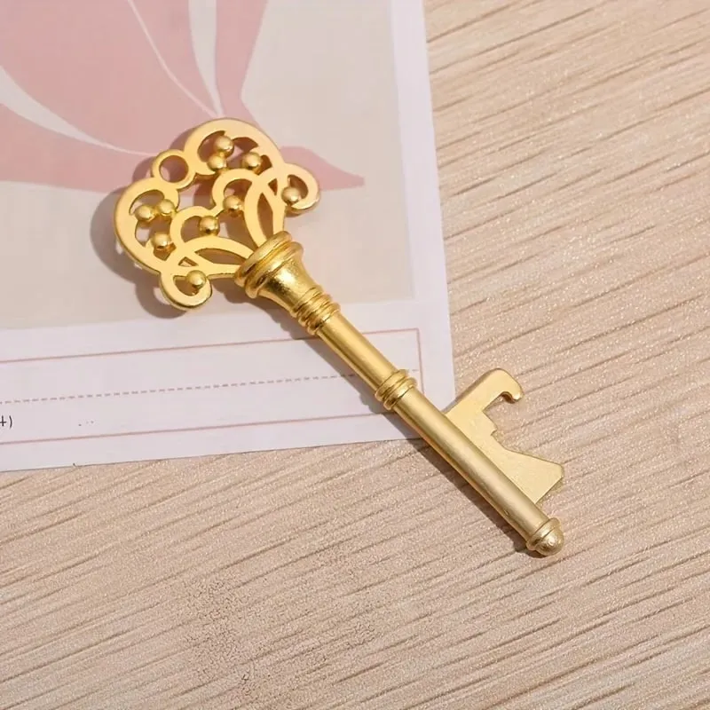 1pc Bottle Opener Vintage Crown Key Shape Bottle Opener Suitable For Bar Or Household Barware Tool Wedding Gift Kitchen Gadget — image 6