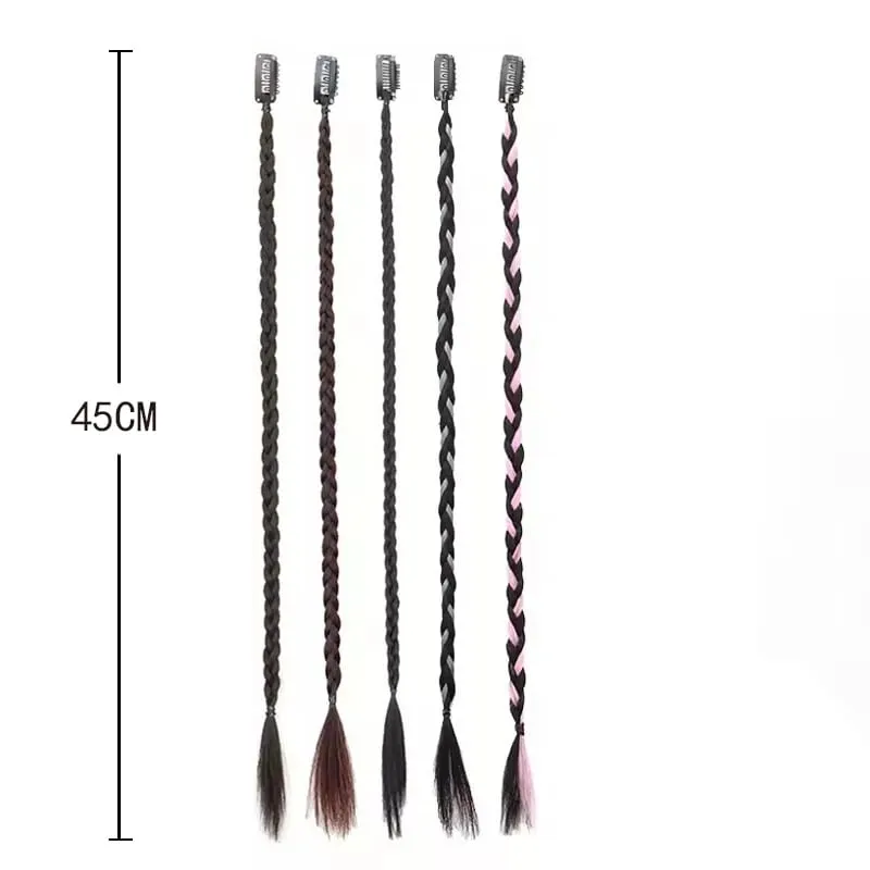1pcs Synthetic Braid Wig With Strong BB Clip Lightweight Box Braid Ponytail Hair Piece for Women for Party Daily — image 5