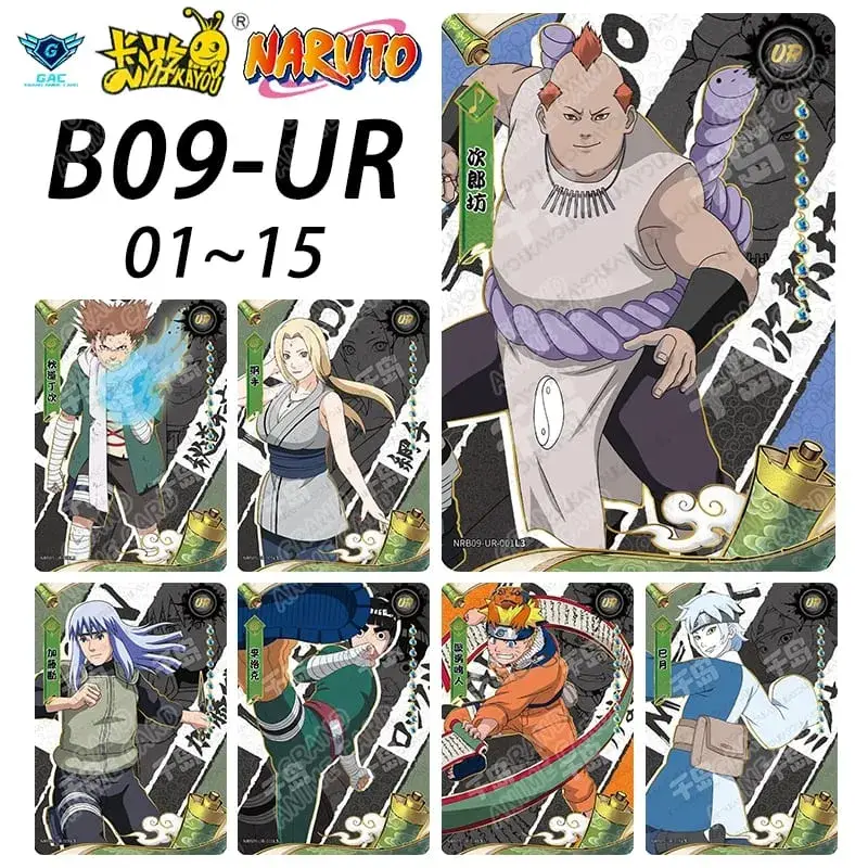 Kayou Naruto New T4W8 T2W9 Anime Rare Card Full Series ASP BP PU HR AR CR MR UR Complete Set Anime Collection Card Kids Toy Gift — image 6