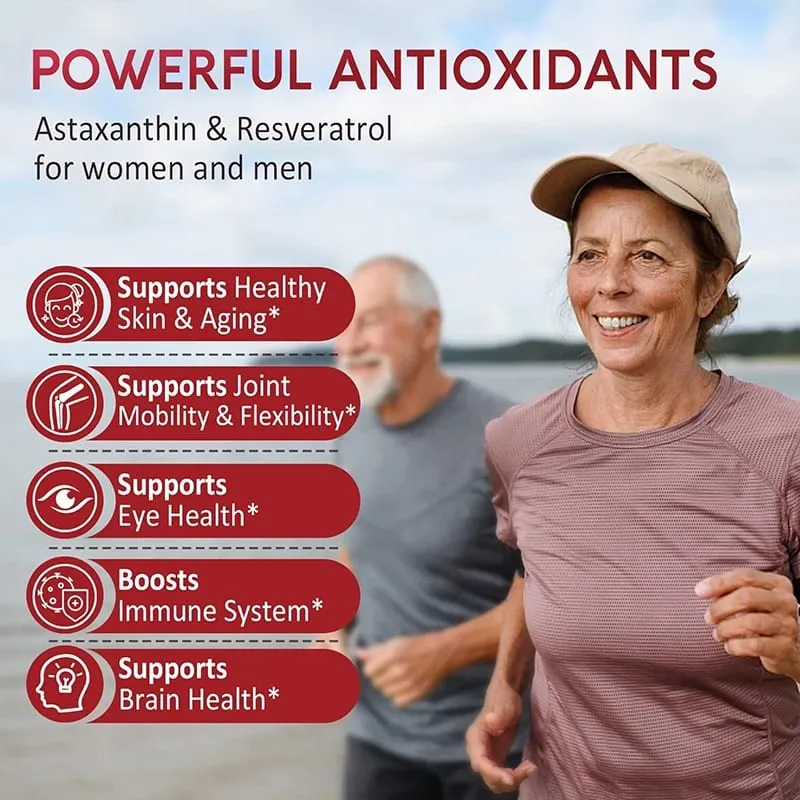 Les capsules d'astaxanthine Kexinsh 20 mg favorisent la santé cardiovasculaire et accélèrent le métabolisme, favorisant la santé des articulations et de la peau