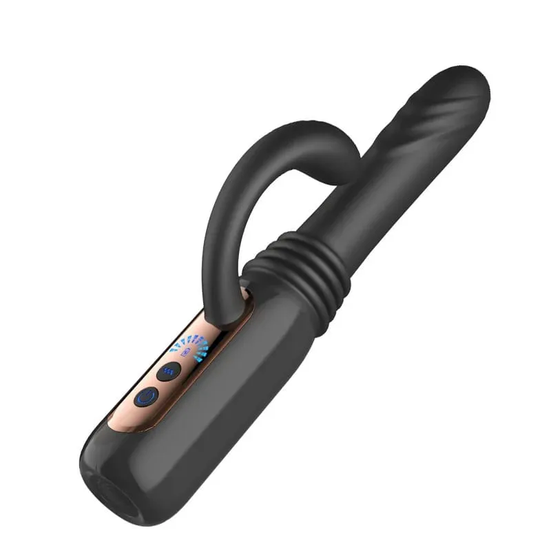 7 Telescopic Sex Machine Thrusting Dildo Vibrator 30MM Auto Stretch Rechargeable With Suction Cup Adult Sex Toys for Women