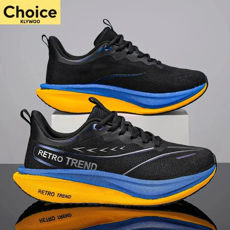 Running Shoes Carbon Board Profession Marathon Men Sports Breathable Lightweight Women's Comfortable Athletic Nonskid Sneakers