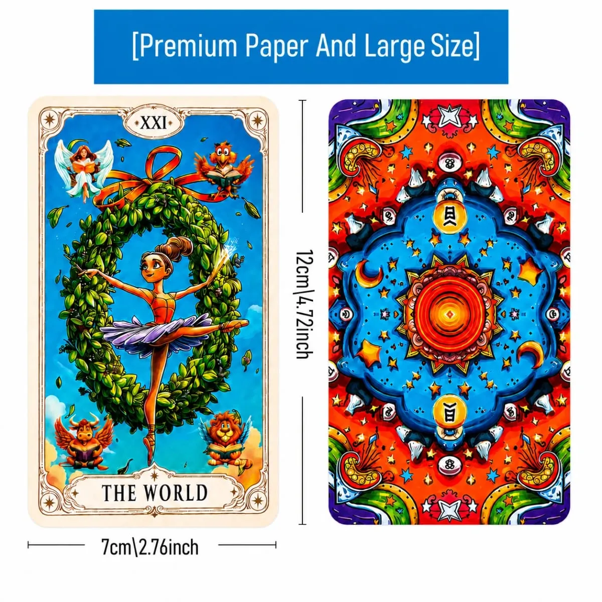 True Vision Tarot Card Deck | 78 Rider-Waite-Inspired Cards with a Guidebook for Daily Guidance Love Career