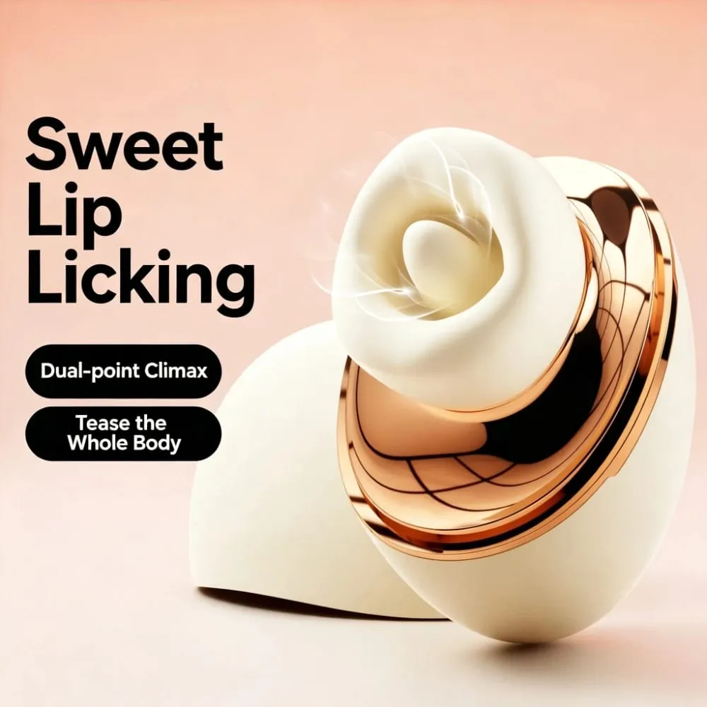 3IN1 Sucking Vibrator Heated Tongue Licking Stimulation Masturbator 10 Vibration Modes Adult Sex Toys for Women Massager Climax