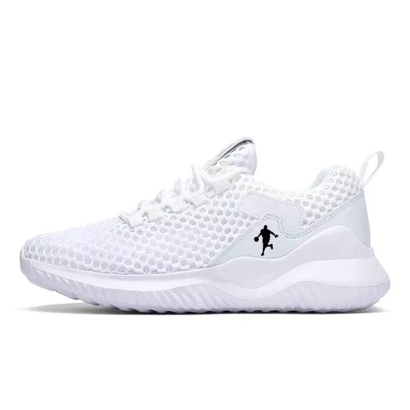 Men Sneakers Lightwhite Breathable Running Shoes for Men Mesh Summer Lace-Up Outdoor Walking Shoe Zapatillas De Deporte