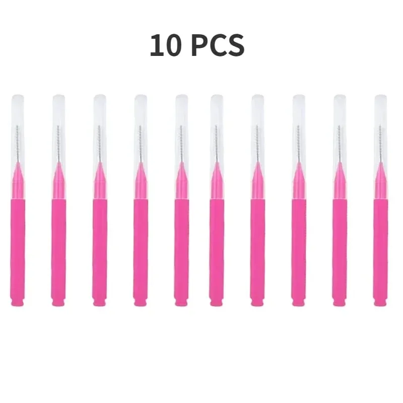 Portable Mini Disposable Eyebrow Brushes 10/50PS Eyelash Brow Lifting Brush Applicators Lash Extension Comb Beauty Makeup Tools