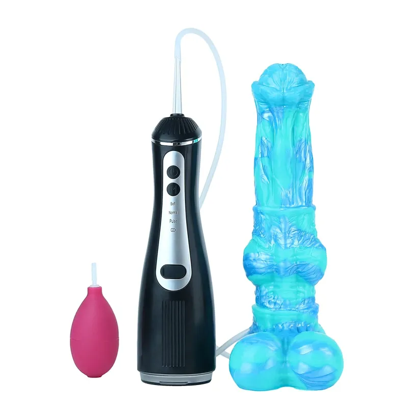Silicone Electric Squirting Fantasy Dildos with Suction Cup Prostate Massager Ejaculating Penis Sex Toys For Women Men