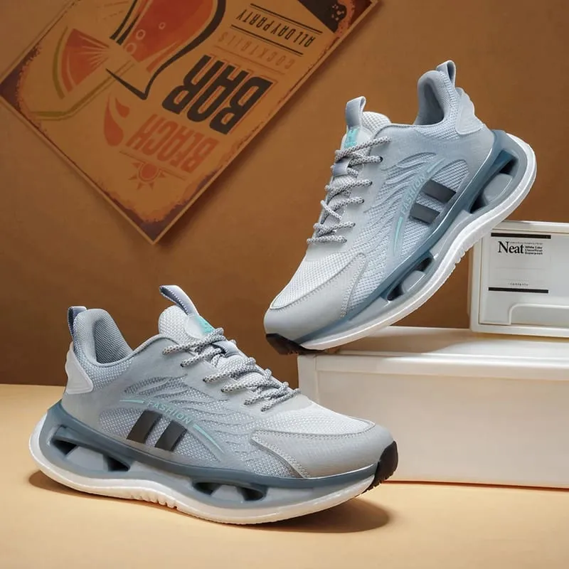 Men's lightweight outdoor racing running shoes spring summer new soft-sole casual sneakers student breathable speed sports shoes