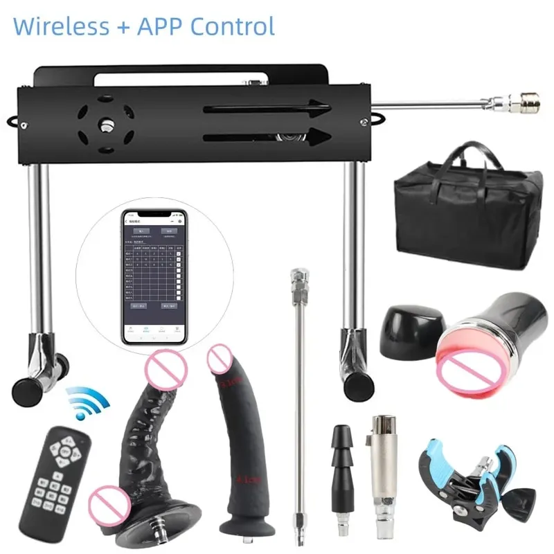 200W Powerful Sex Machine Quite & Intelligent Love Machine Dildos for Women and Men Long Strokes 1-15cm Sex Machine