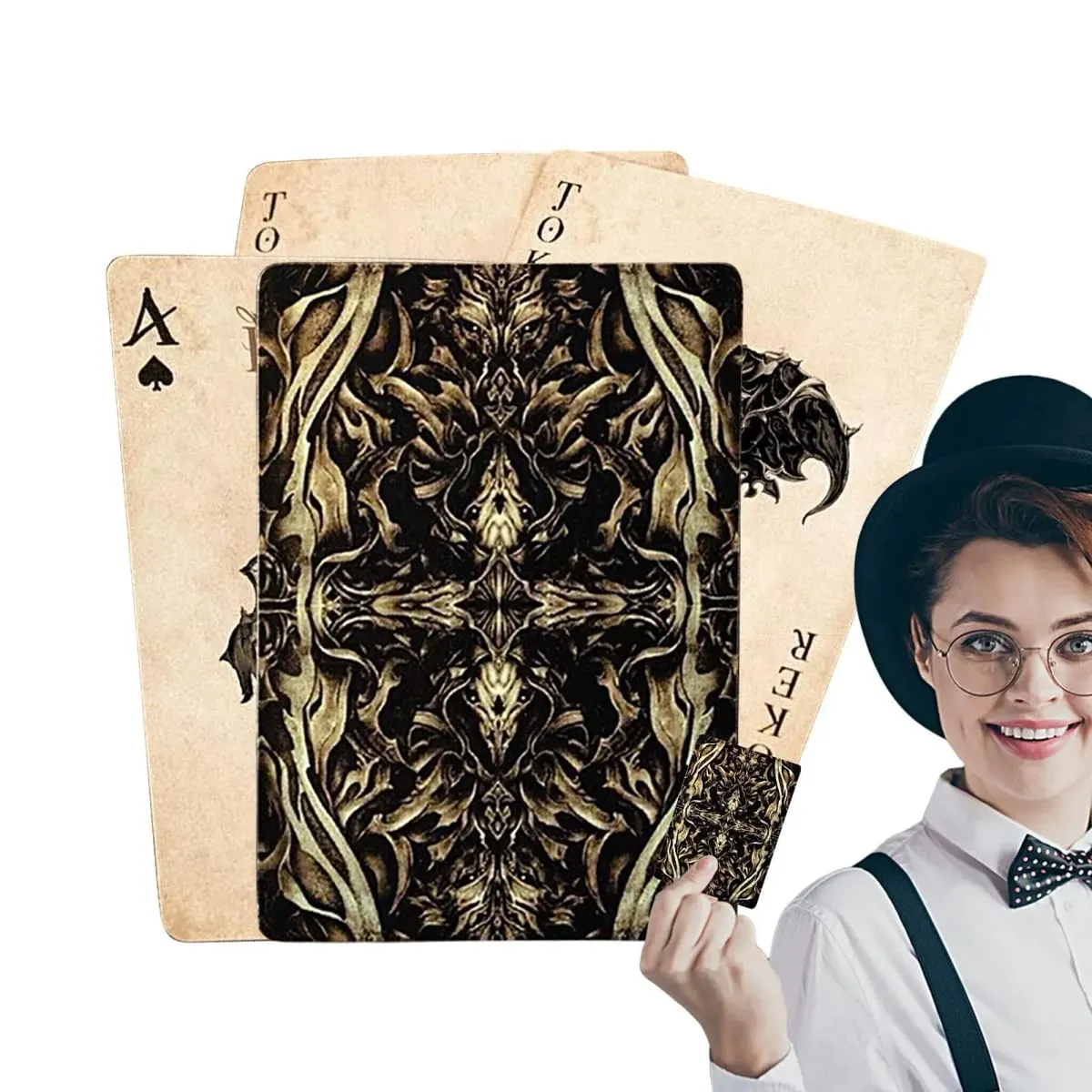 Poker Playing Cards Devil Eyes Playing Poker Table Game Party Game Poker Cards For Family Nights Traveling Camping Friend