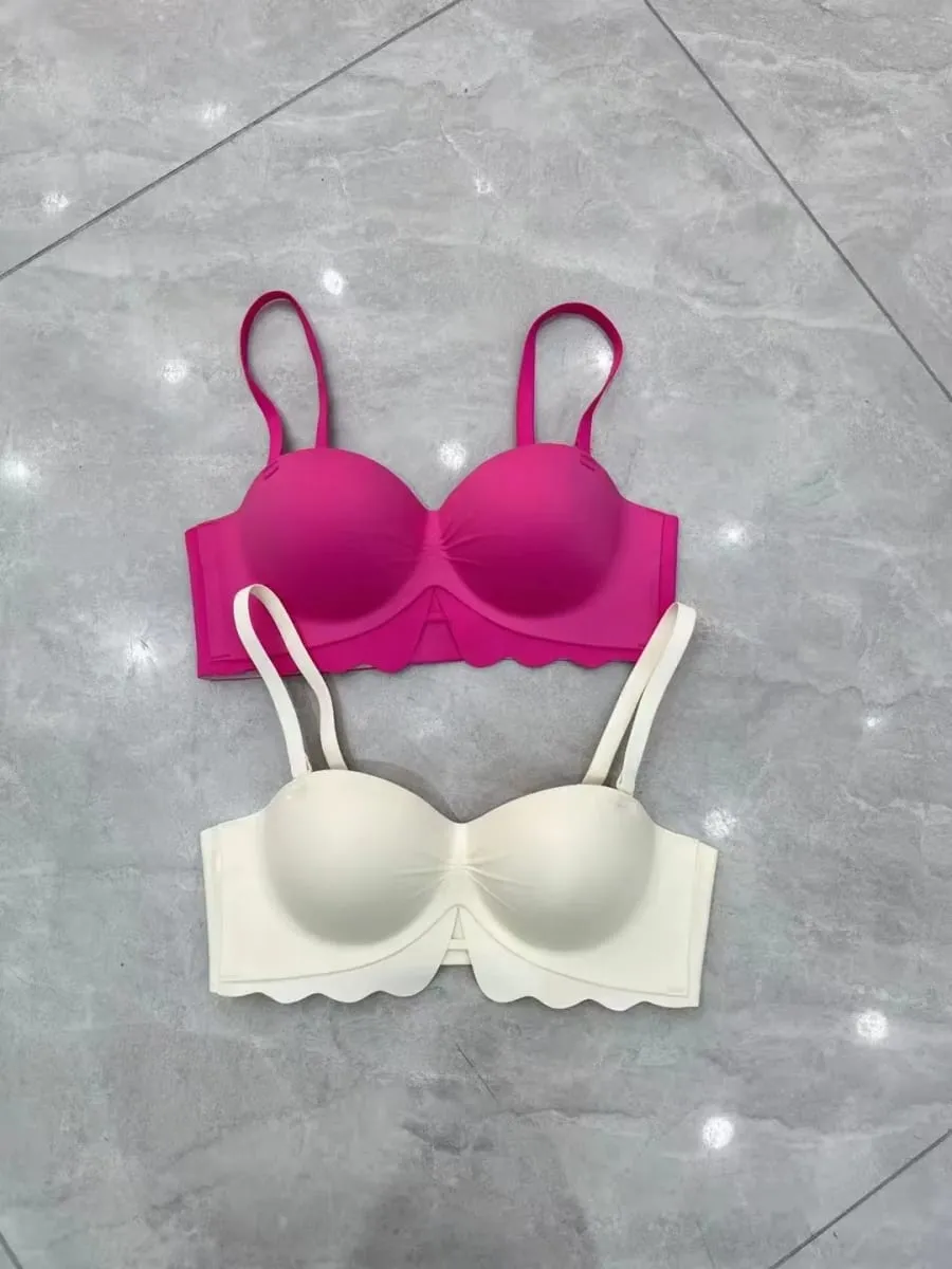 Sexy Seamless Push up Bra No Underwire Small Breast Gathering Anti-sagging Comfortable Lingerie for Women