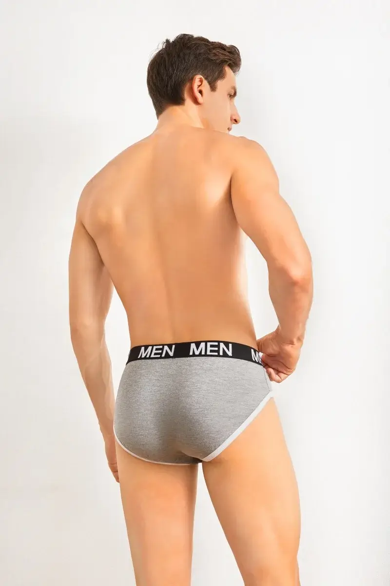 1Pcs/Set Men's Viscose Letter Panties Seamless High Quality Breathable Underpants Male Elastic Soft Comfortable Underwear S-XL
