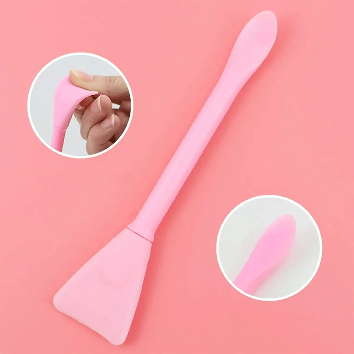 5pcs Berus Topeng Muka Silikon Aplikator Spatula Solekan Penjagaan Kulit Spatula Losyen Krim Muka Aplikator Alat Solekan Spa