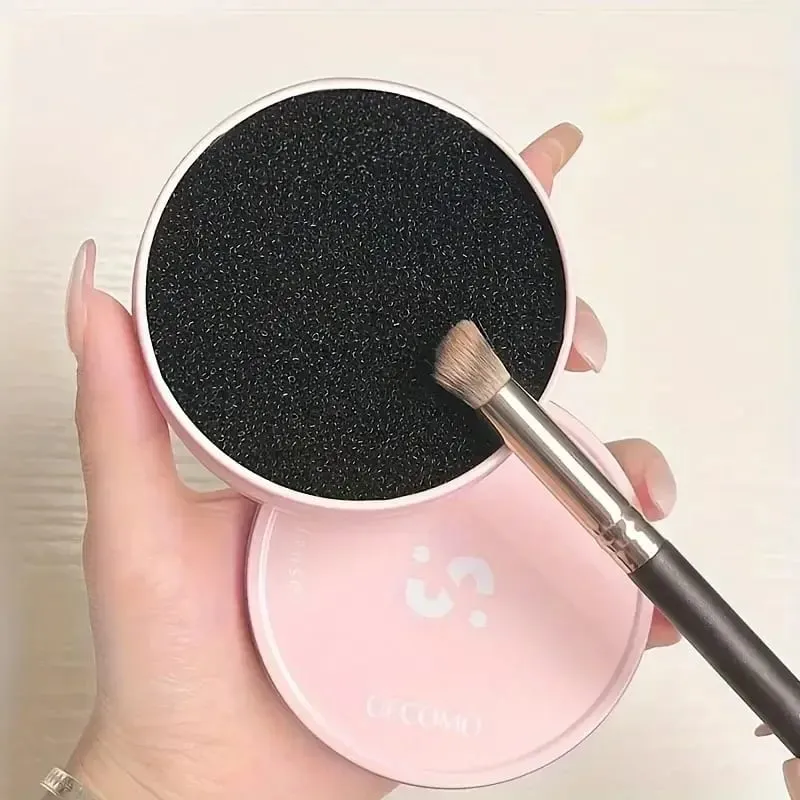 Makeup Brush Cleaning Box Quick Clean Sponge Eyeshadow Brushes Dry Cleaner Cosmetic Wash Clean Powder Tool Accessories
