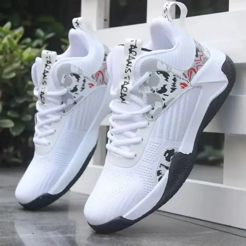 New Anti-Slip Men's Sneaker High Top Men's Basketball Shoes Luxury Comfortable Running Shoes Fashionable Versatile Casual Shoes