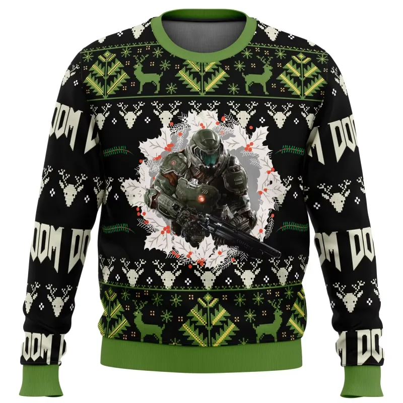 Suéter de Natal Engraçado Doom Invader Zim, Pullover de Desenho Animado para Mulheres e Homens, Moda Nova 2026, Moletom com Capu