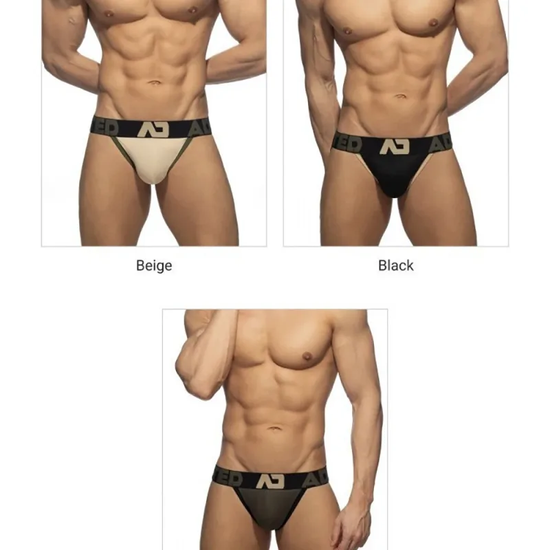 Sous-vêtements pour hommes, slips respirants simples avec dos creux en trois dimensions, pantalons de marque, taille basse, sous-vêtements confortables en coton — image 6