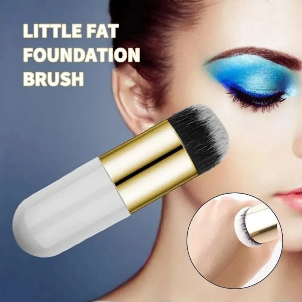 Professional Flat Cream Makeup Brushes Face Cheek Contour Blusher Foundation Brush Traceless Flawless Application Makeup Tools