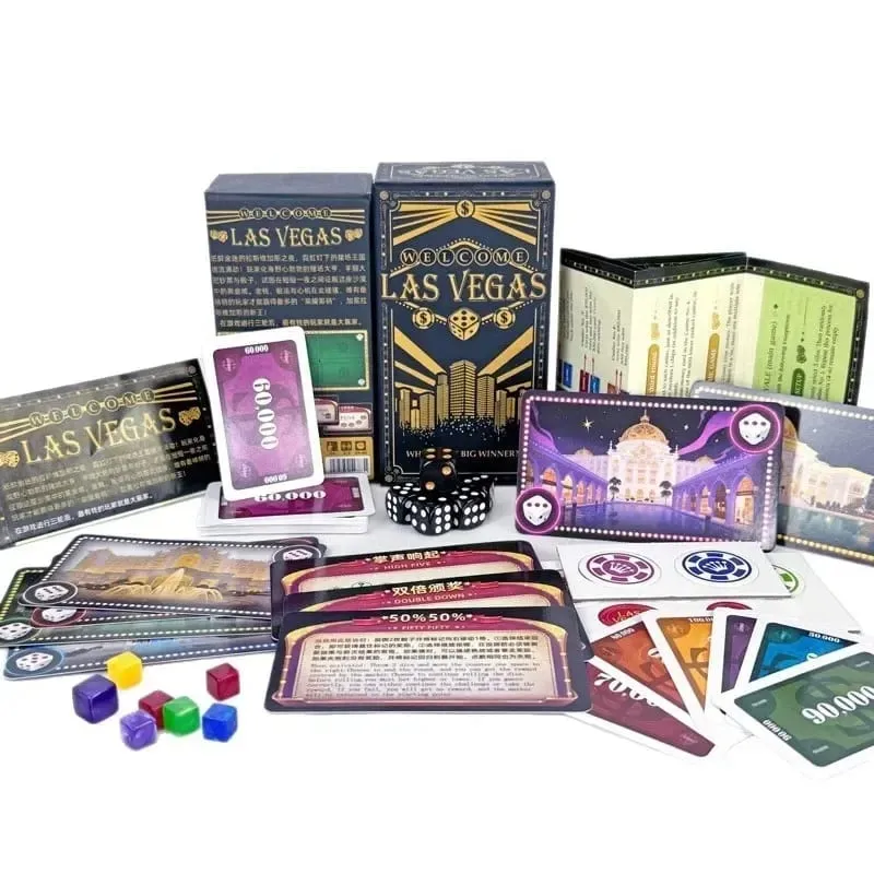 Las Vegas Royale Strategy Board Game Portable Version - a Brilliant Choice for Family Game Night