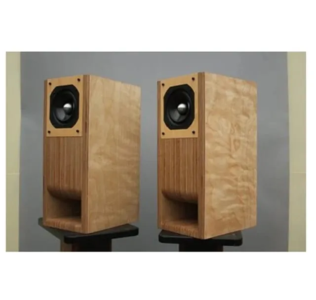 customized 3 inch/4 inch full frequency labyrinth speaker empty box box bluetooth bookshelf hifi bile machine Speaker shell
