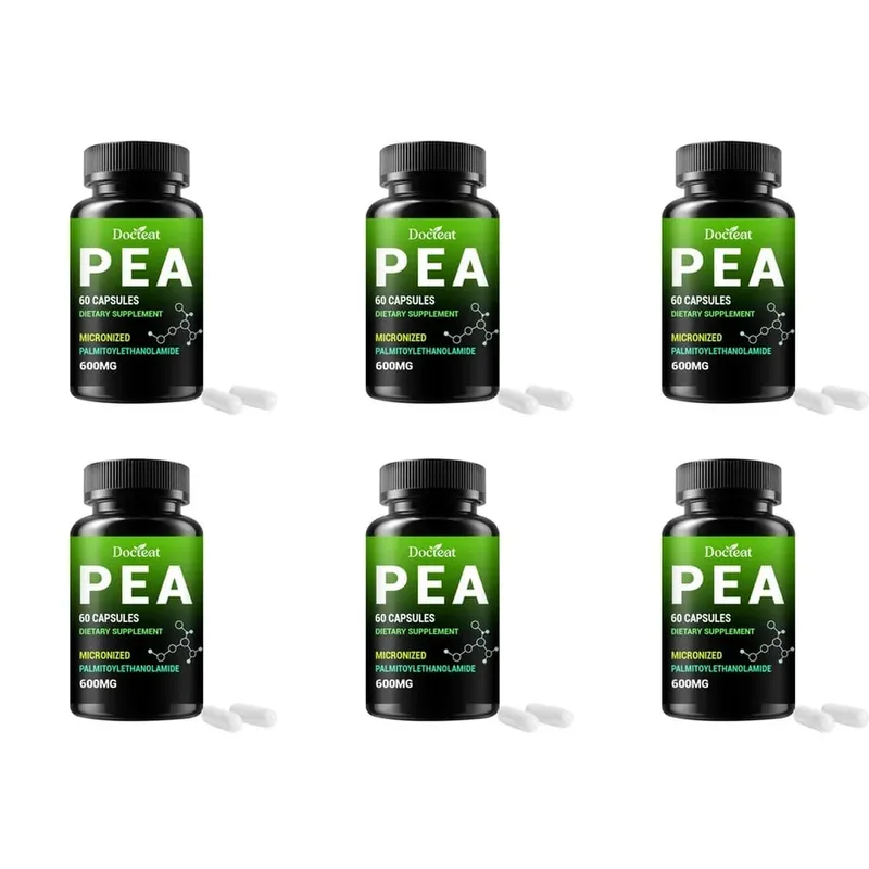 Docteat PEA 600mg Capsules Micronized Palmitoylethanolamide Supports Compound Balance Maintenance Comfort and Ease 60 Capsules — image 9