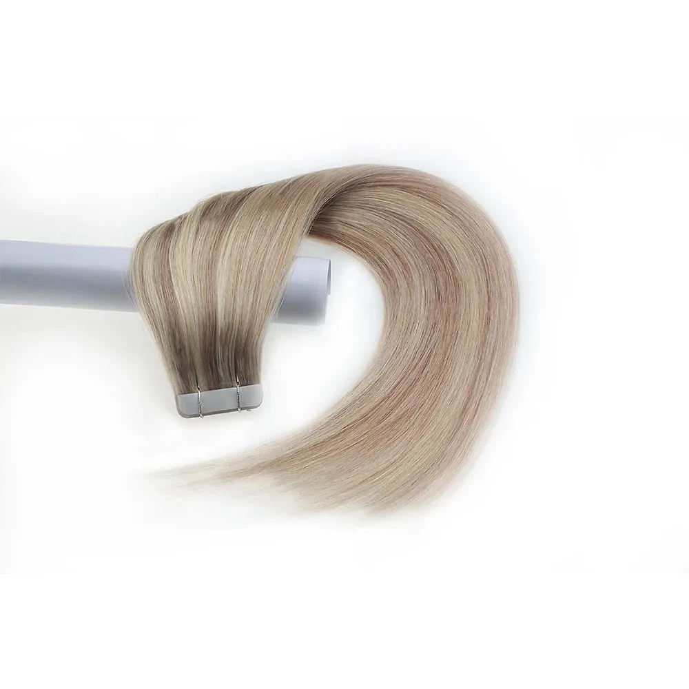 Aromas Hair Tape In Hair Extensions Human Hair 4x1cm Skin Weft Remy Tape Ins 20pcs 40pcs 14-22 inch For Thin Hair