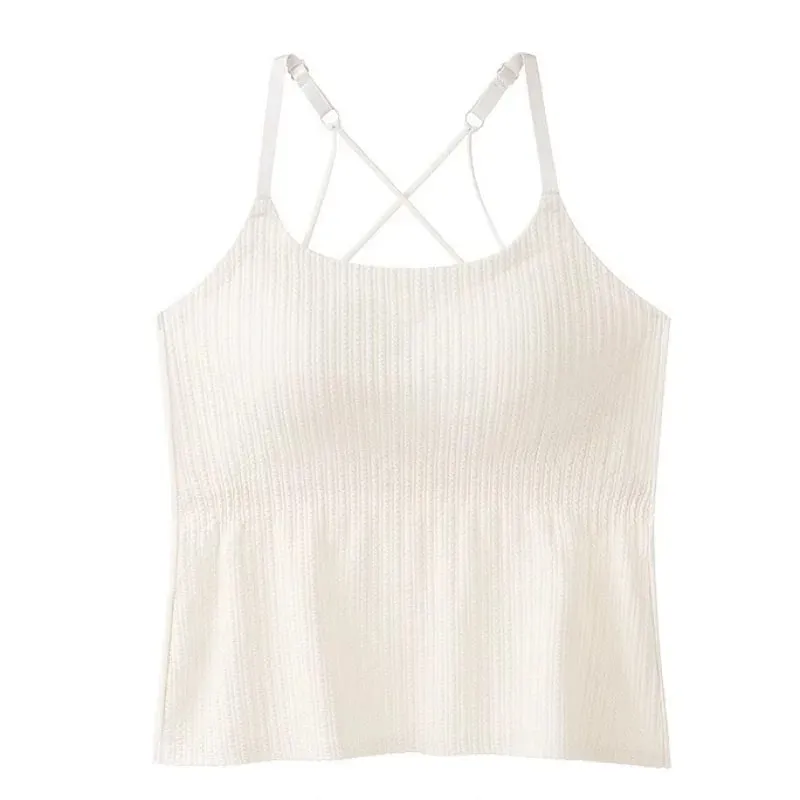 Summer Bra Black Corset Active Big Size Bralette Anti Sagging Bra Vest Topic Camisole&tanks Traf Woman Clothing Top Traf Zara — image 5