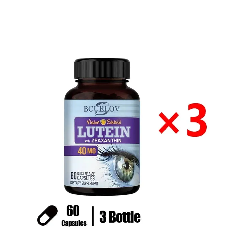 Lutein and Zeaxanthin Capsules 40mg Per Serving | Essential Eye Vitamins & Vision Health Dietary Supplement — image 10