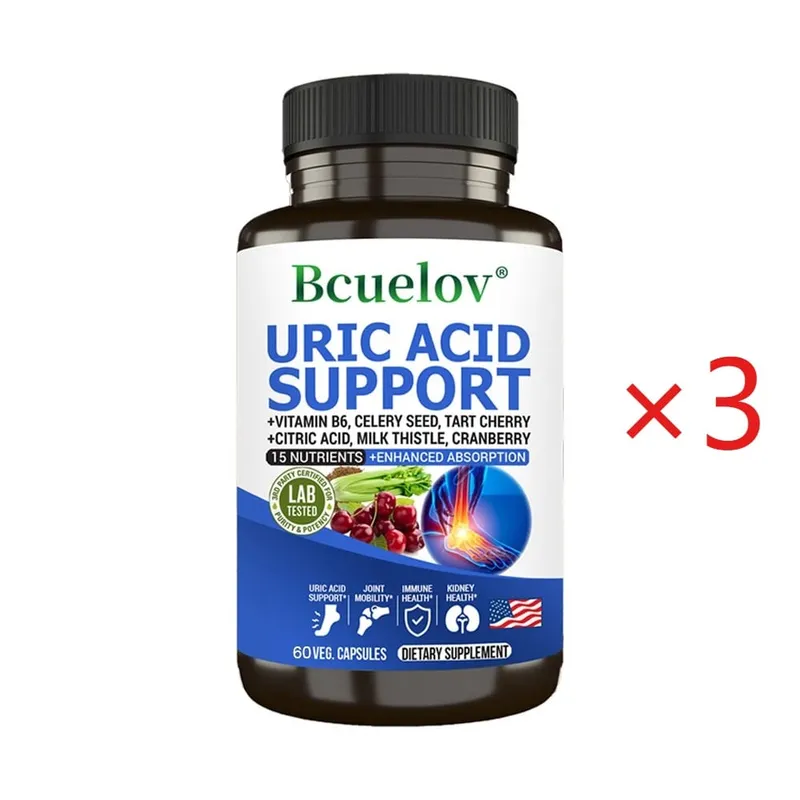 Uric Acid Cleanse Detox Capsules - Uric Acid Cleanse & Kidney Support Joint Support Supplement & Promote Joint Health & Detox