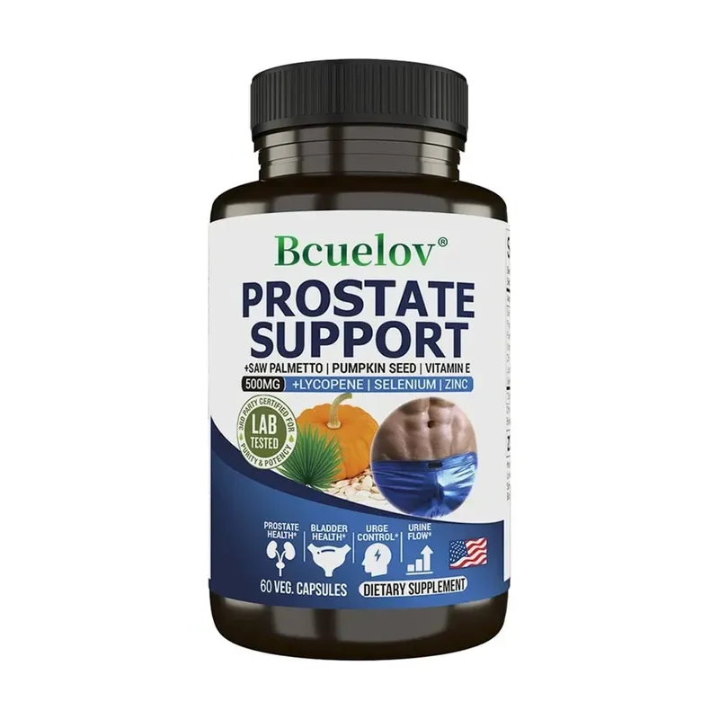 Men's Prostate and Bladder Support Capsules - Saw Palmetto Lycopene Pumpkin Selenium - Reduces Urinary Frequency — image 9
