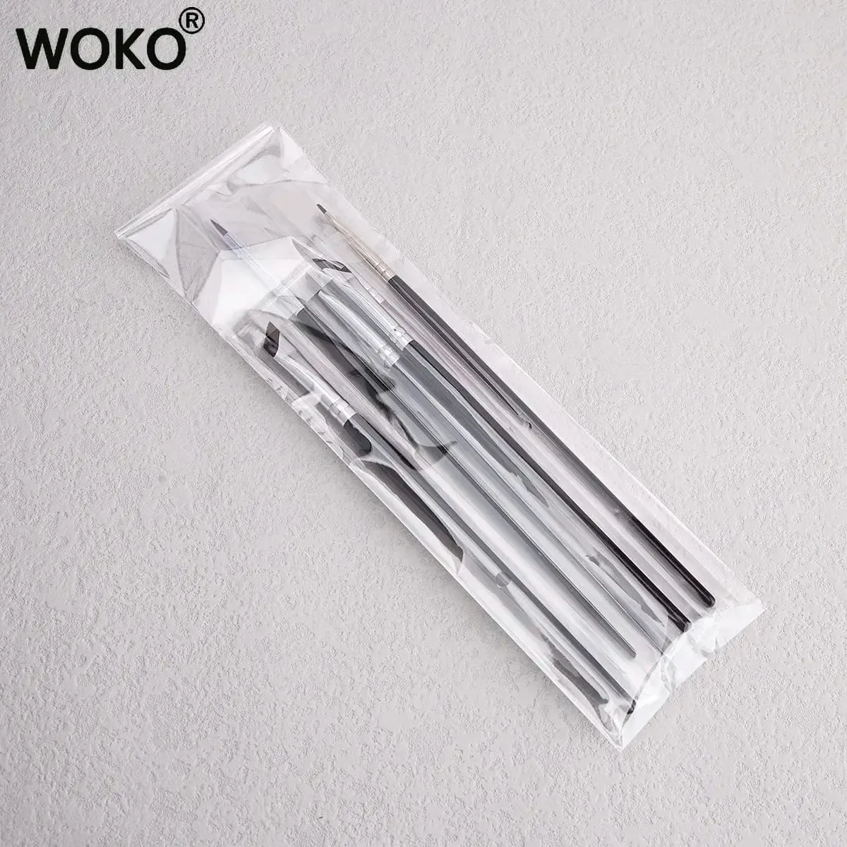 5/6ks tenkých gelových štětců na oční linky štětce na oční linky Sady štětců na oční linky Plochý štětec na korektor na oční linky Nástroj na podrobné líčení