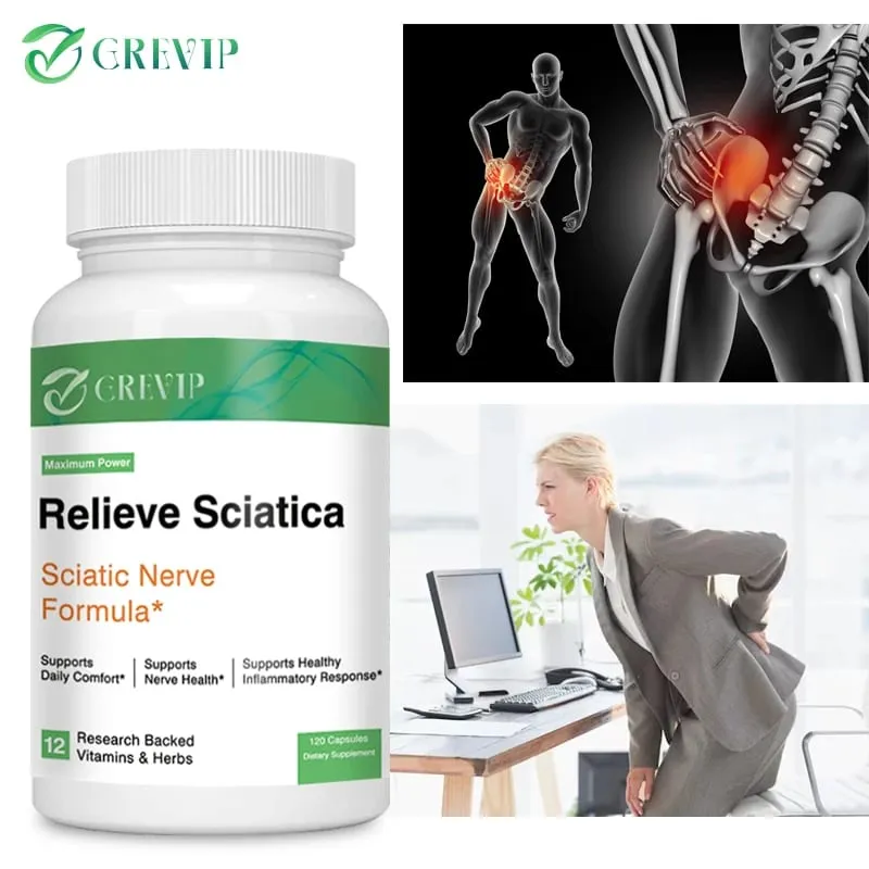 Sciatic Nerve Health Support - Helps Relieve Joint Pain Supports Daily Nervous System Bone & Nerve Health Balances Inflammation — image 2